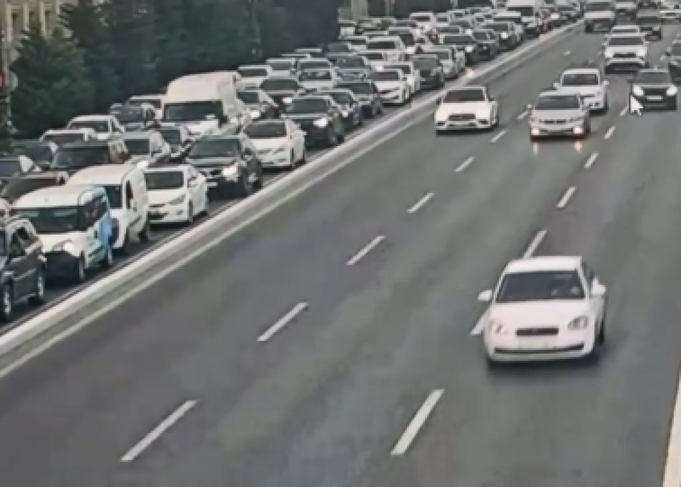 Narkotikin təsiri altında sürət yarışı keçirən sürücülər saxlanıldı - VİDEO